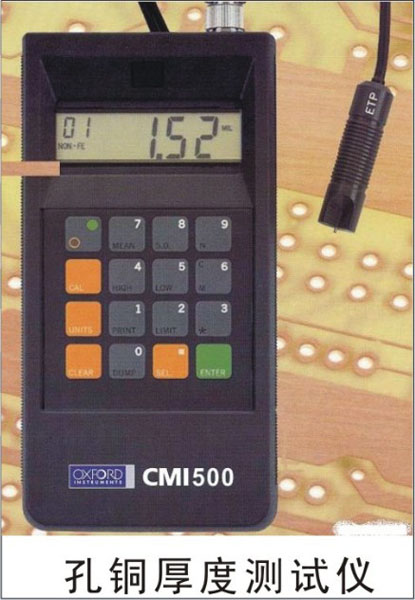 hole copper thickness tester